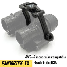 Panobridge FX1 | 1.7 oz Metal Night Vision Bridge offering Traditional Field of View