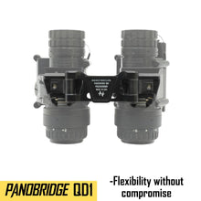 Panobridge QD1: 1.9 oz Metal Thermal / Night Vision Bridge with Dual QD Dovetail Arms