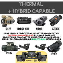 QD1: 1.9 oz Metal Thermal / Night Vision Bridge with Dual QD Dovetail Arms