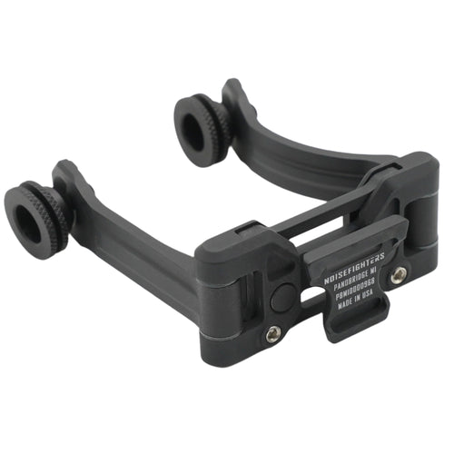 Panobridge M1 | A dual PVS-14 aluminum bridge with full articulation and adjustable panning