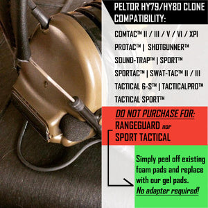 Sightlines Adapter Plates for Peltor™ ComTac™ and similar headsets