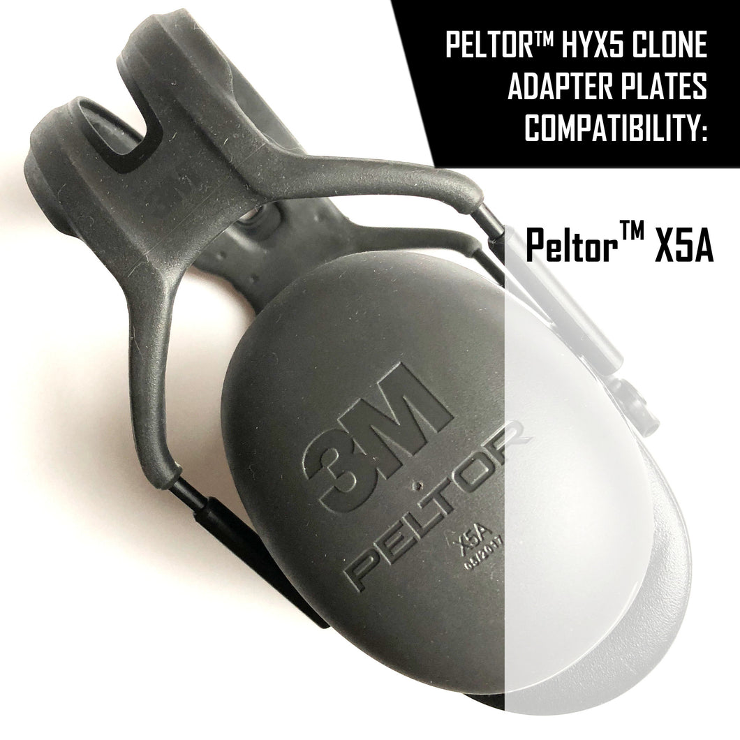 Sightlines Adapter Plates for Peltor™ X5A Headsets